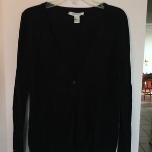Black cardigan